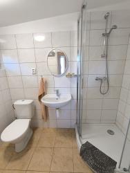 Sociální zařízení apartmánů č. 6, 7, 10